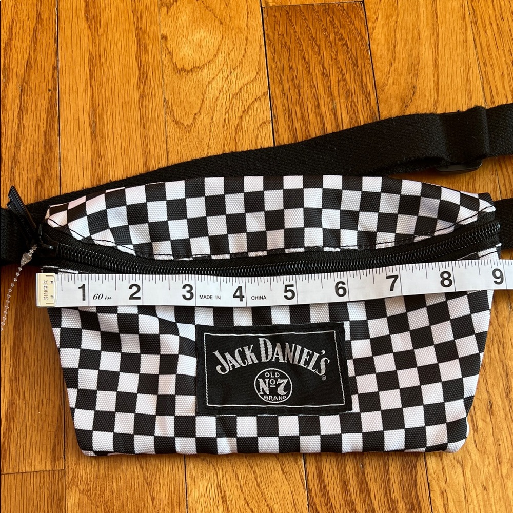 Jack Daniels Black and White Checkered Fanny Pack - Picture 2 of 2